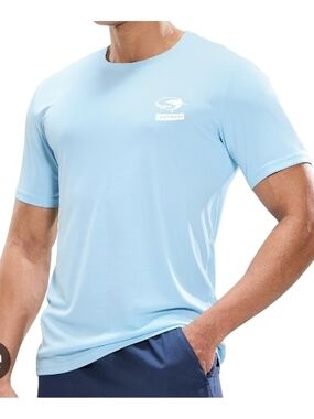 Haimont. Light Blue Performance Tee. Size 3X. NWT.